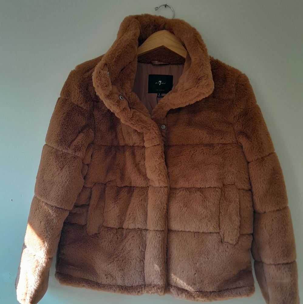7 for Mankind faux fur